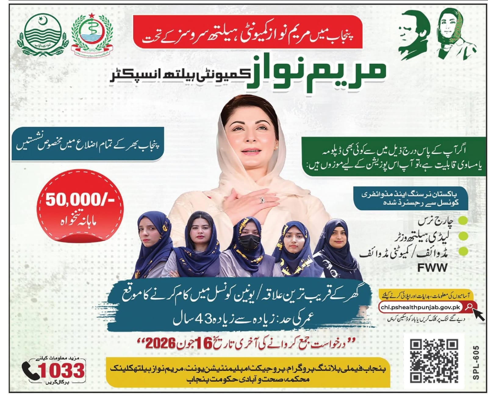 Maryam Nawaz Community Welfare Inspector