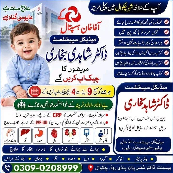 Dr. Shahid Bukhari Medical Specialist Chakwal