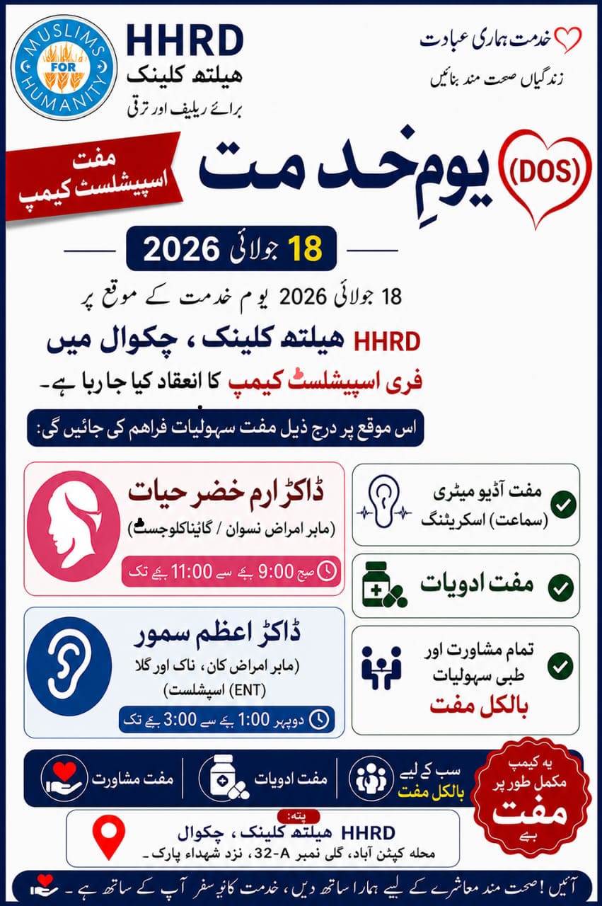 HHRD Helath Clinic Chakwal